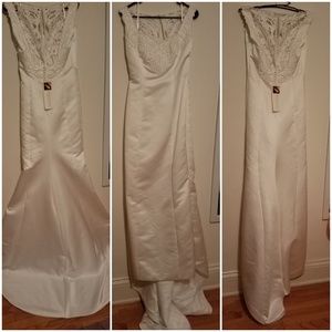 unaltered wedding dress